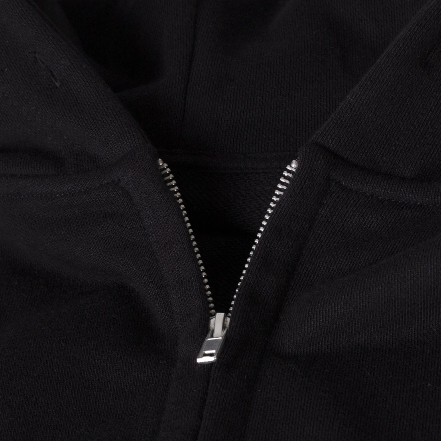 Black Oversized Zipped Hoodie Original Allure