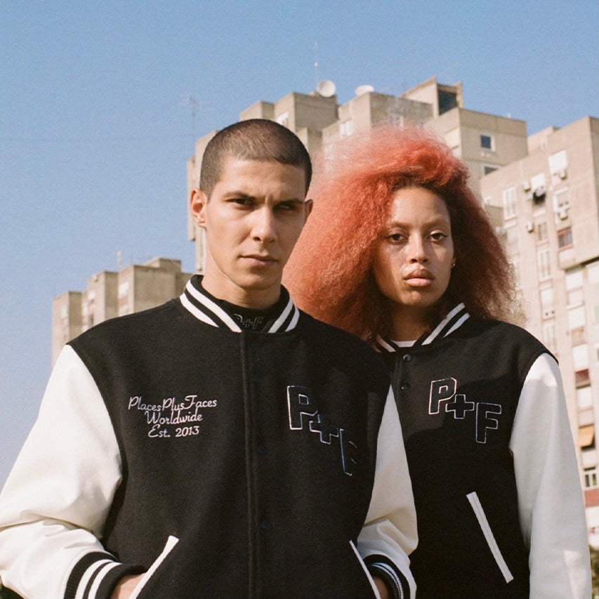 Places Plus Faces Varsity Jacket - Original Allure