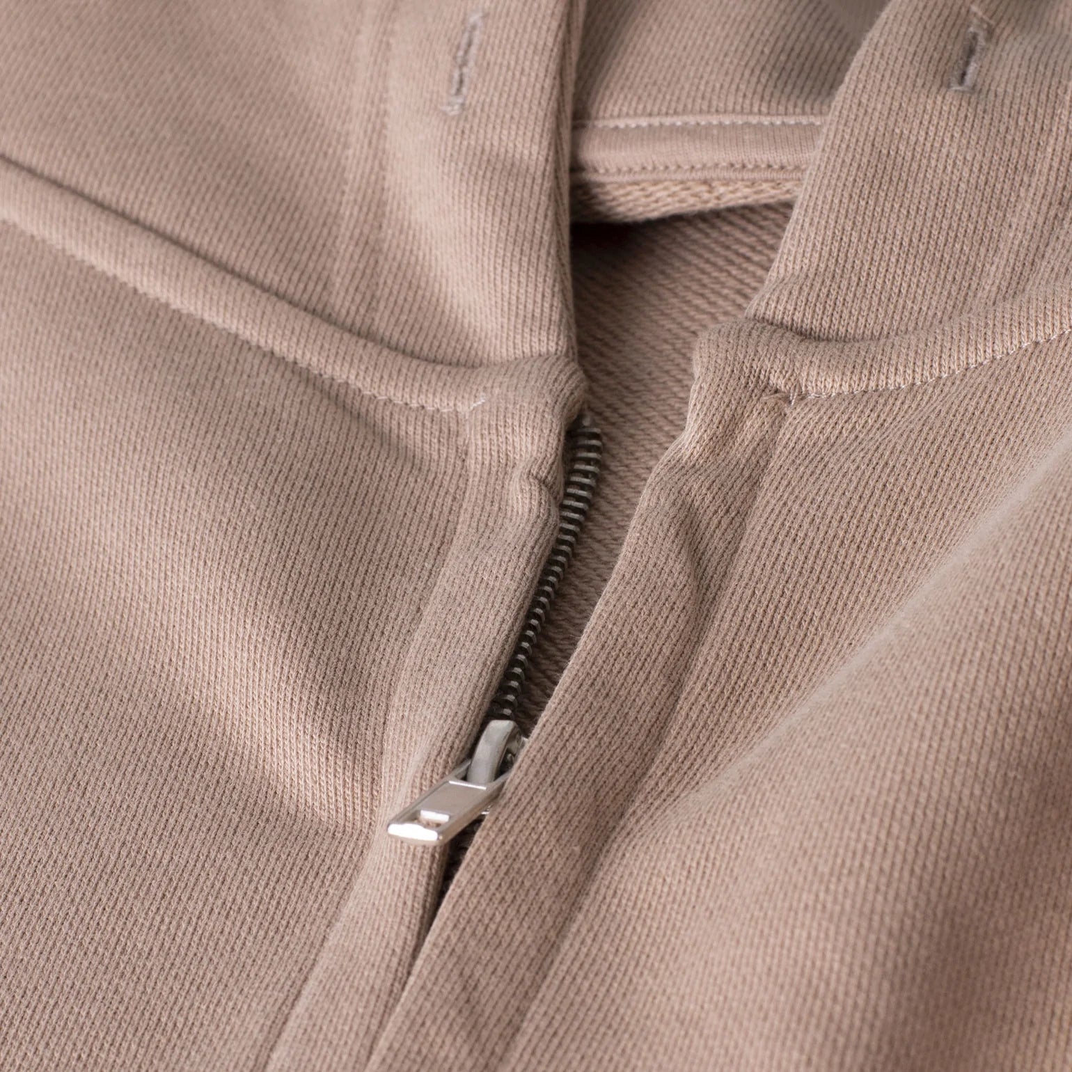 Croissant Oversized Zipped Hoodie Original Allure