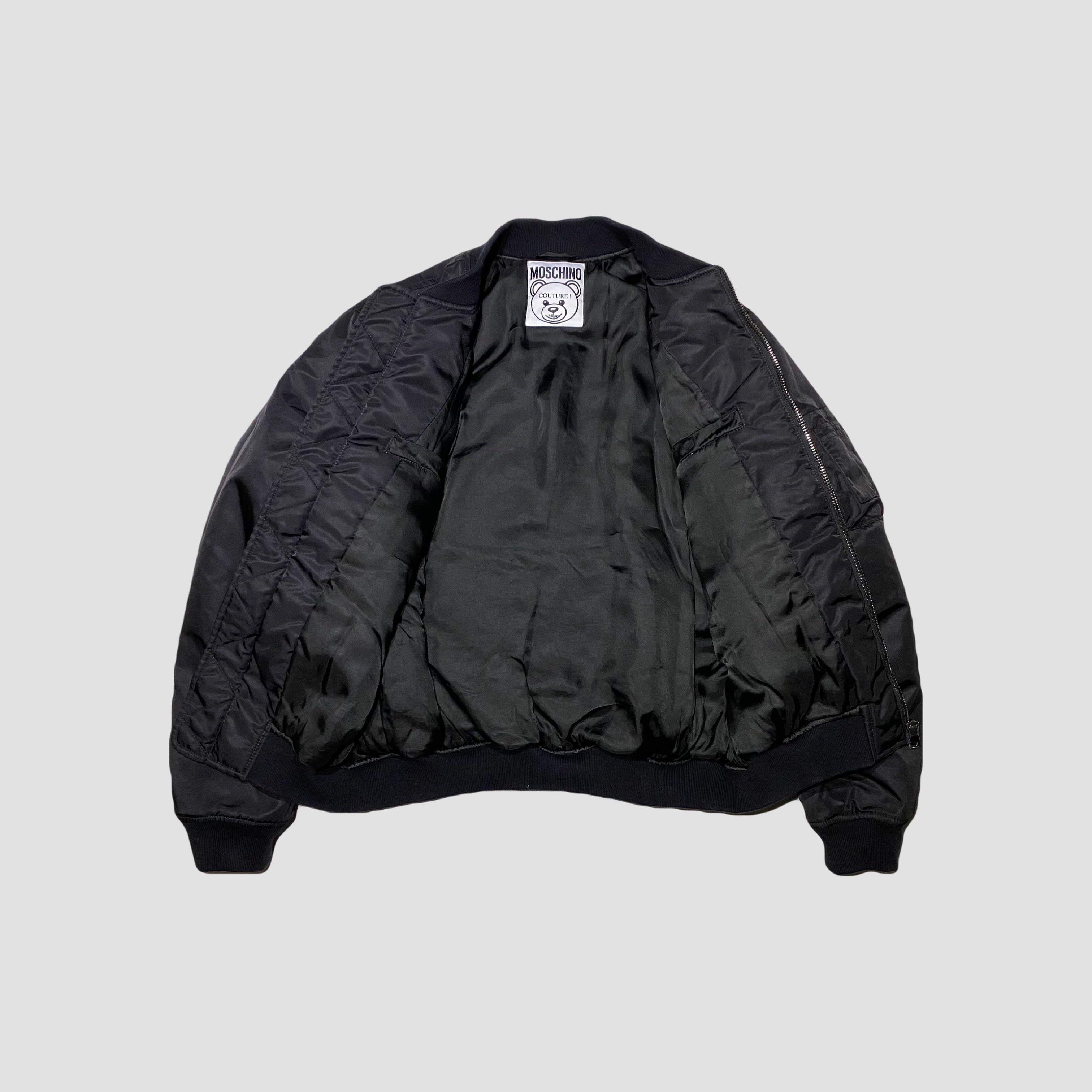 Moschino Couture Transformers Bear Bomber Jacket - Original Allure