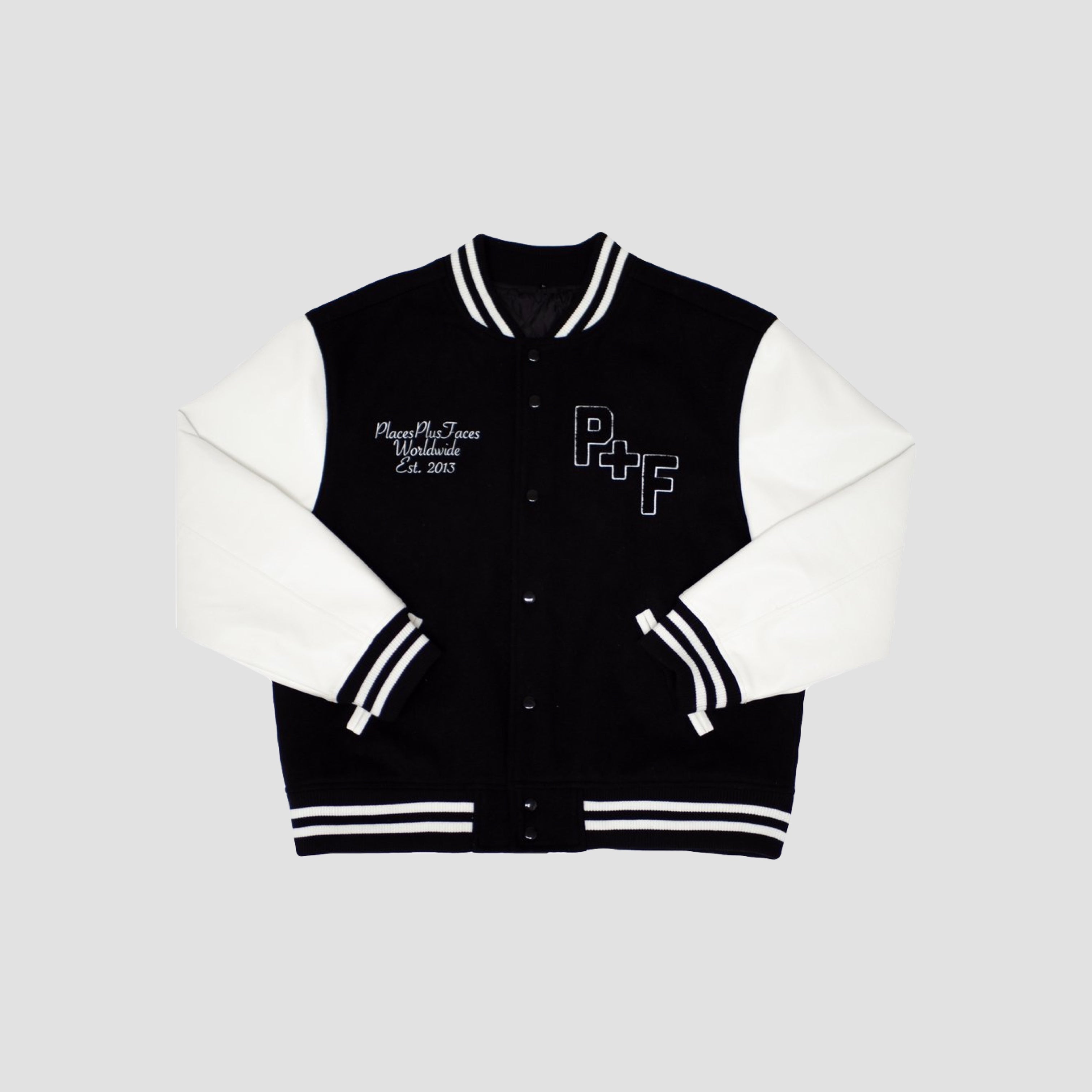 Places Plus Faces Varsity Jacket - Original Allure